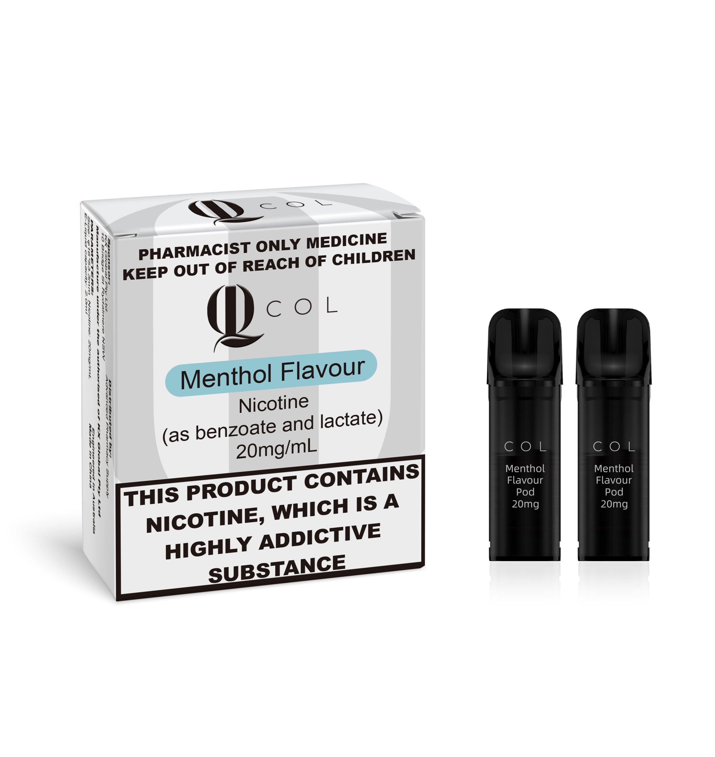 COL Menthol Flavour Prefilled Pod 2mL (2pcs /pack) 20, 35 and 50mg
