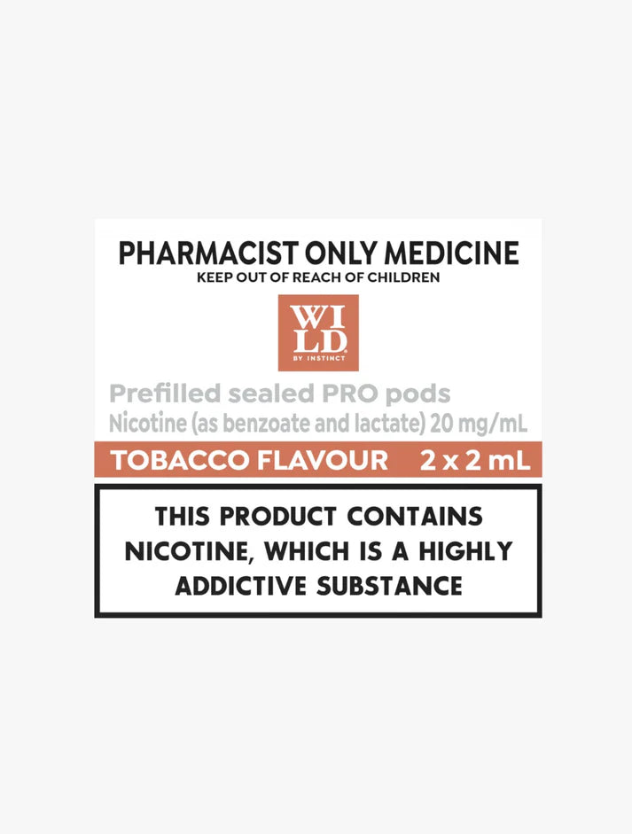 WILD BY INSTINCT PRO PREFILLED POD TOBACCO (2X2ML)