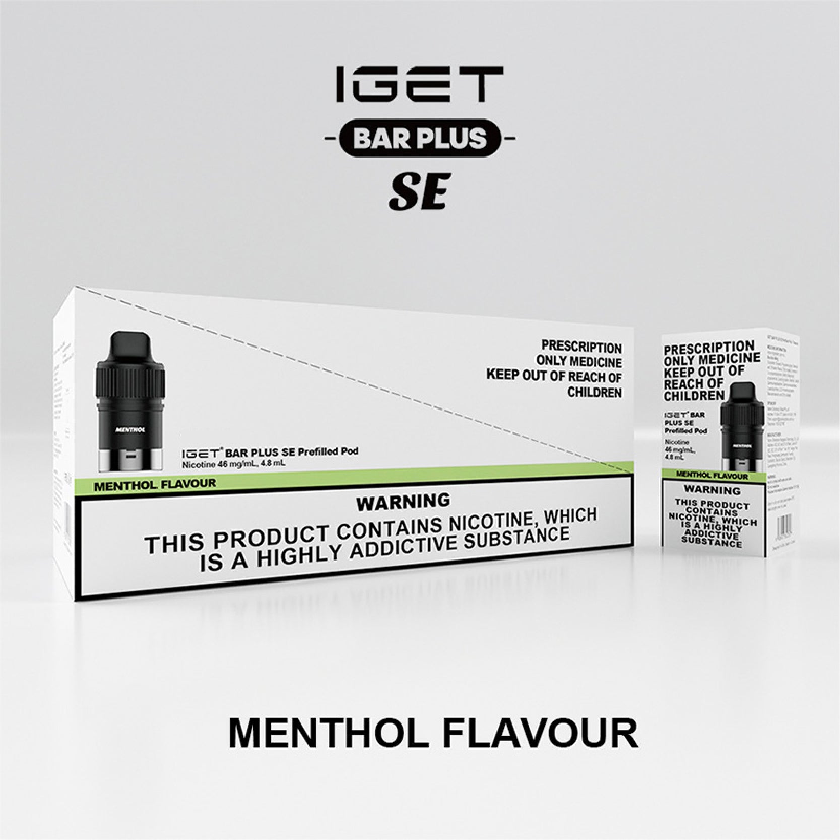 IGET BAR PLUS SE POD – MENTHOL 46MG/ML