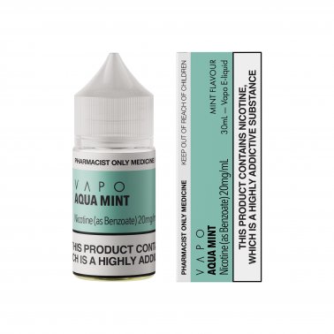 VAPO Aqua Mint Nicotine 20mg/ml 30ml - Salt