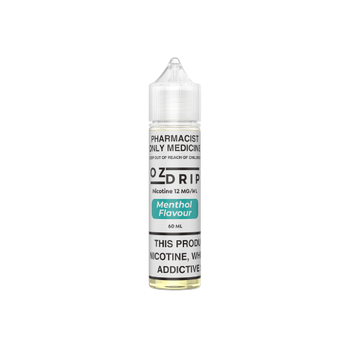 OZ Drip - Menthol Nicotine Freebase 3,6 & 12 mgs 60mL