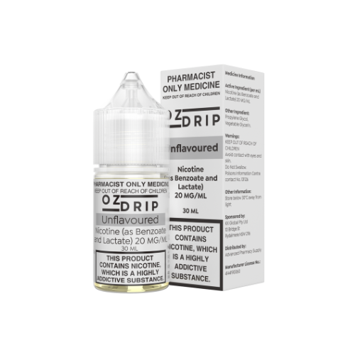 OZ Drip - Unflavoured Nicotine Salts 30mL