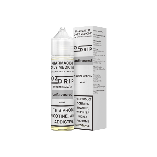OZ Drip - Unflavoured Nicotine 3, 6 and 12mg 60mL