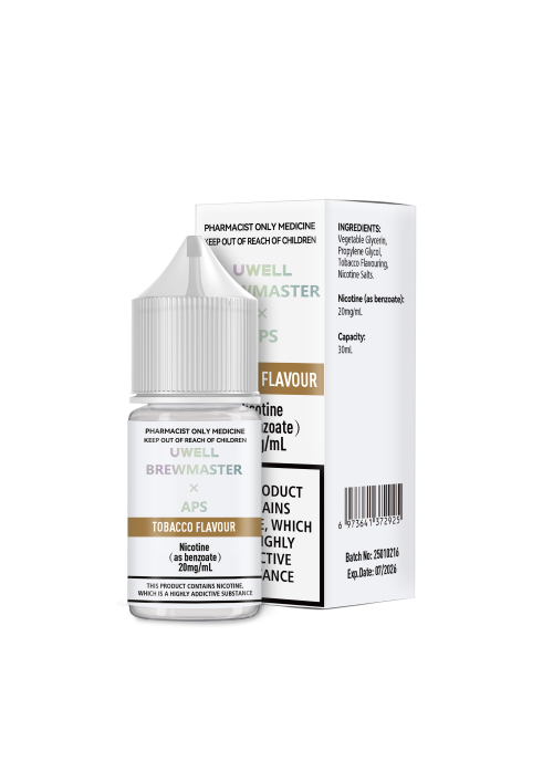 Uwell - BrewMaster x APS Tobacco Flavour Nicotine Salt 20mg  (30mL)