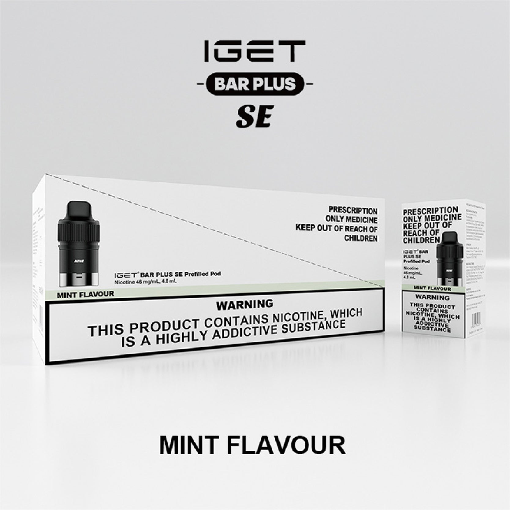 IGET BAR PLUS SE POD – MINT 46MG/ML